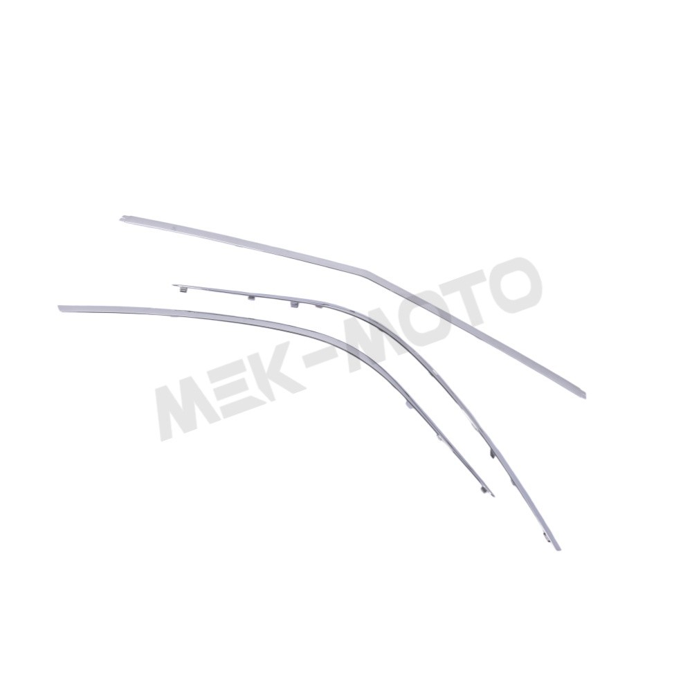 3Pcs Bumper Molding Trim For 2010-2013 Mercedes Benz S W221 S350 S550 2218850021