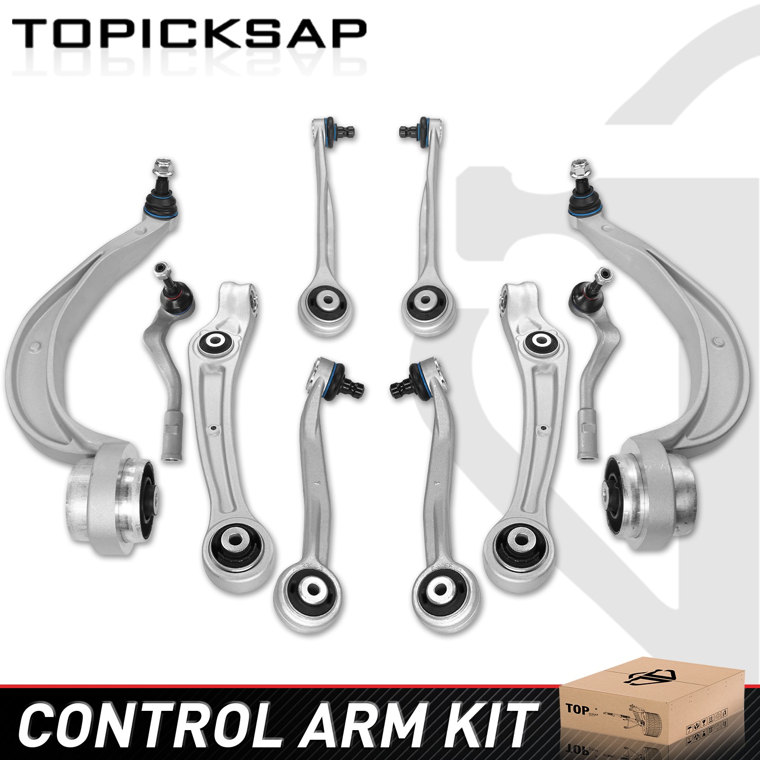 10pcs Front Control Arms Sway Bar Assembly Kits For Audi 2012-15 A4 A5 S4 S5 Q5