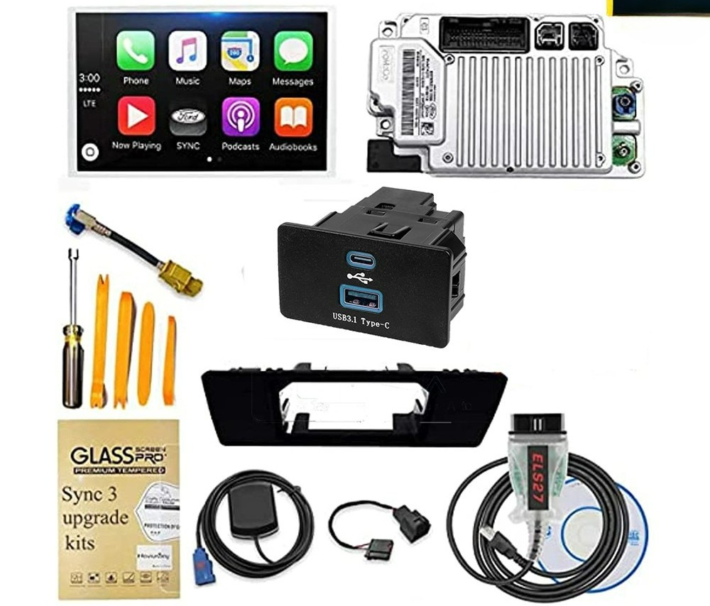 Fit For Ford SYNC 2 to SYNC 3 3.4 Upgrade US Stock Carplay Sync3 Map