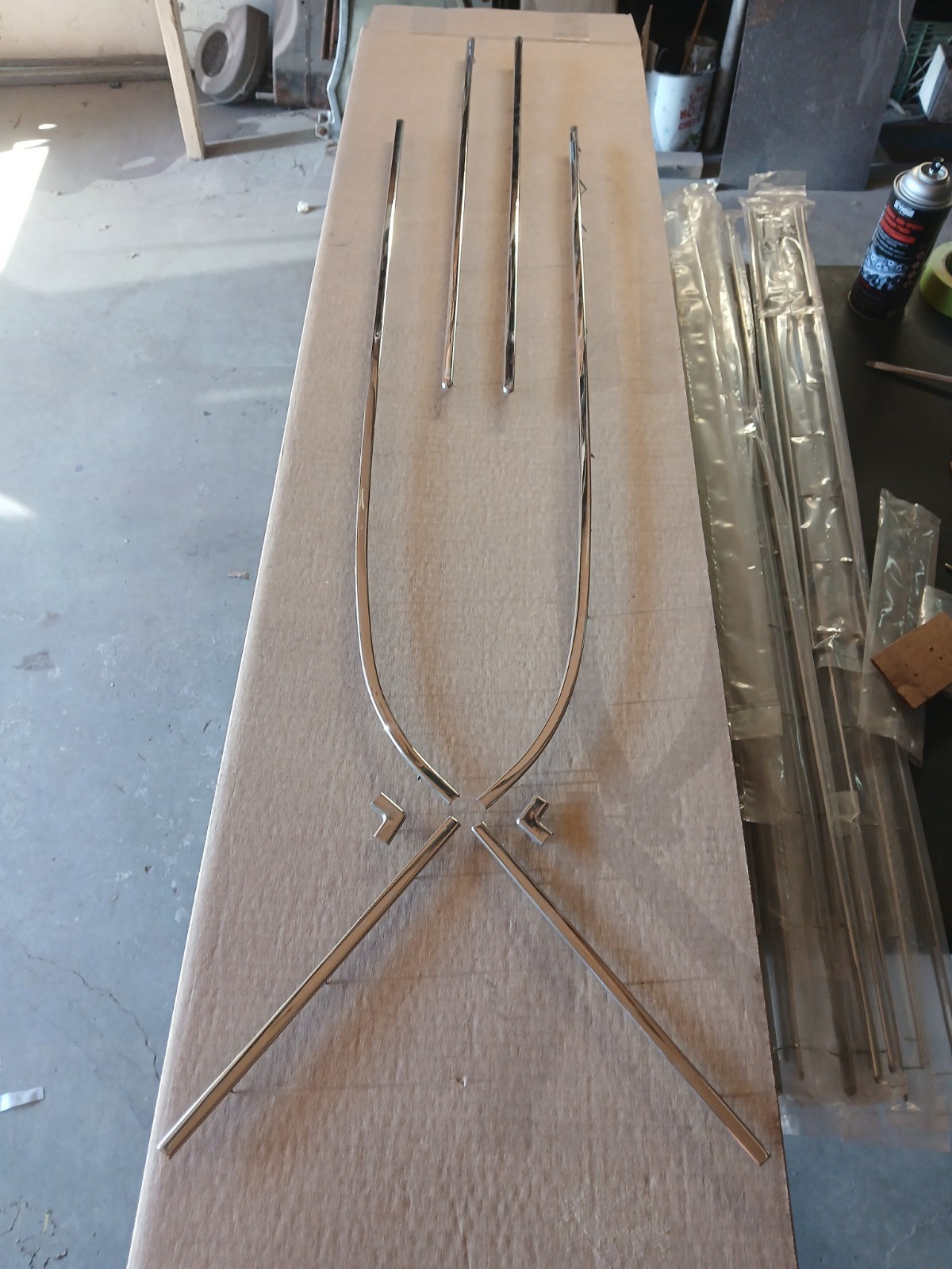 1957 57 Chevrolet 210 2 Door Sedan Wagon Door Panel Trim Set 8pc Restored 