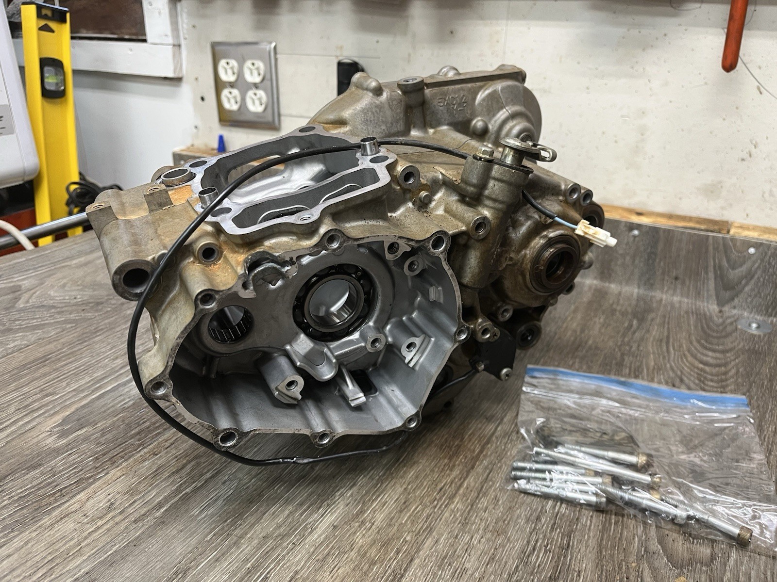 2007-2009 Yamaha YZ250F OEM Crankcase Assembly USED Left Right Case Matched Set
