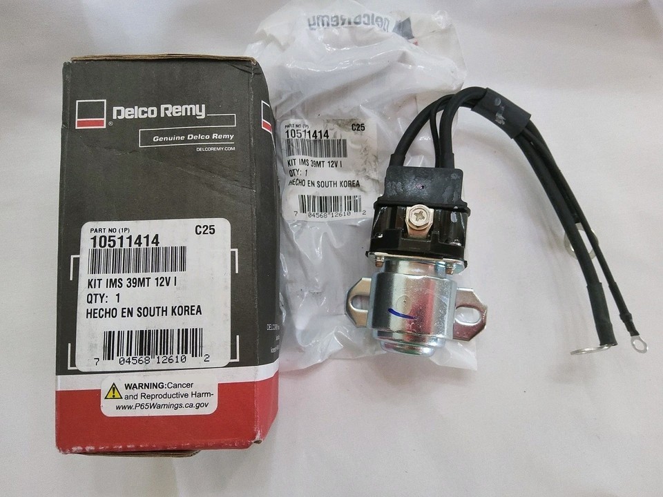 OEM DELCO REMY 39MT 12V IMS Kit 10511414 STARTER SOLENOID RELAY OEM DELCO REMY 39MT 12V IMS Kit 10511414 STARTER SOLENOID RELAY
