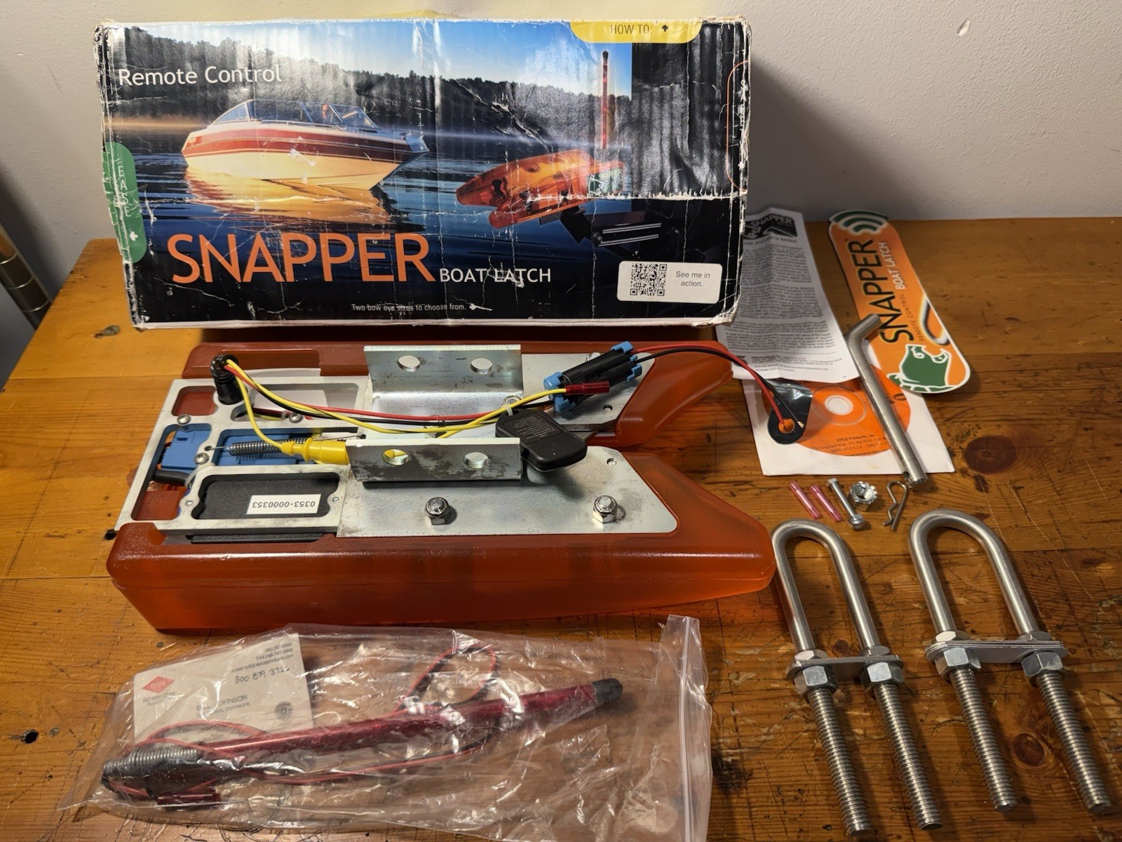 EPCO Snapper Remote Control Boat to Trailer BoatLatch for 1/2\