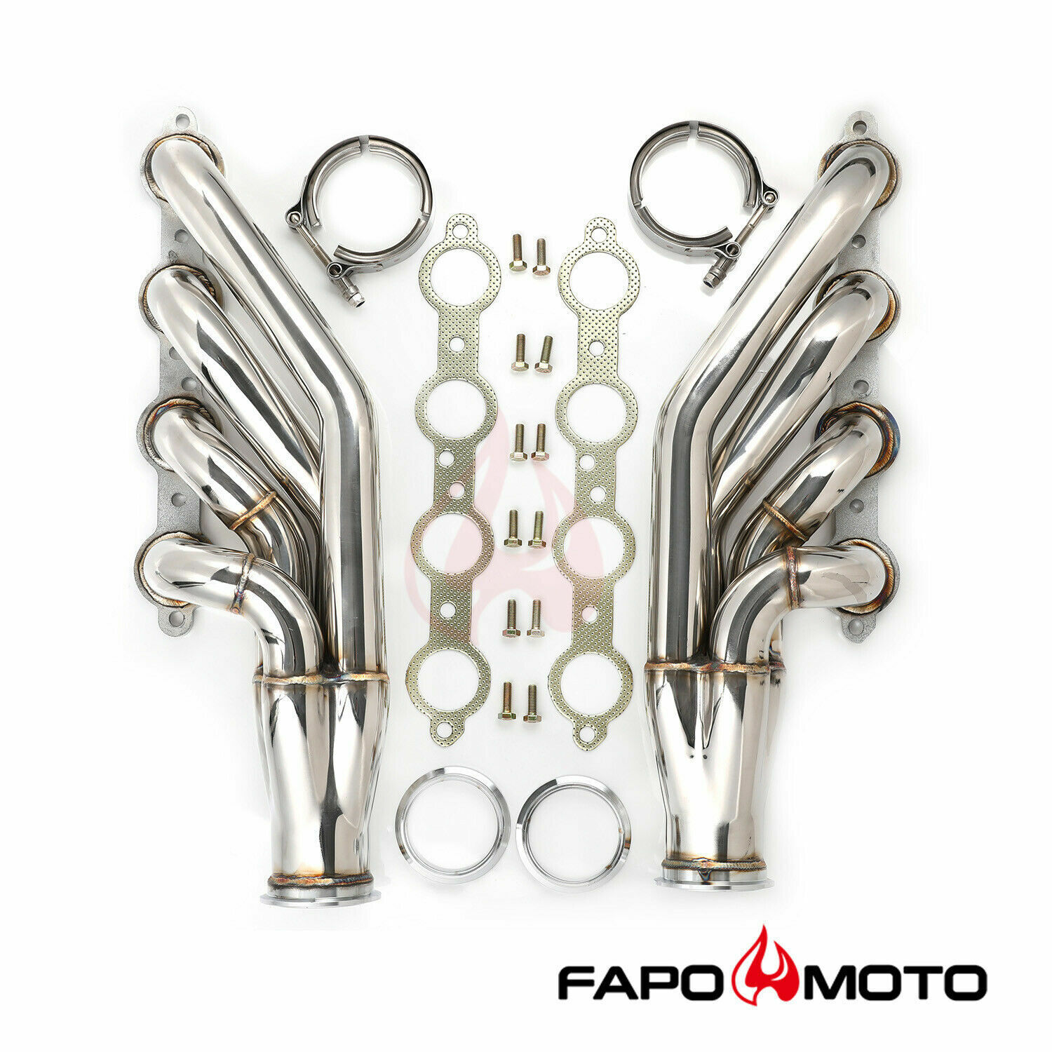 FAPO LS Turbo Headers for Pontiac GTO G8 04 05 06 08 09 1-7/8\
