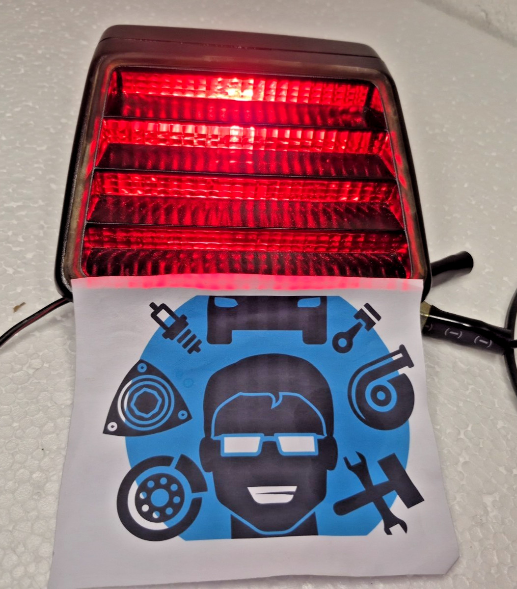 ⭐Mercedes Benz 300E 420 w201 w124 w126 3rd High Third Brake Light BLACK \'84-\'95⭐