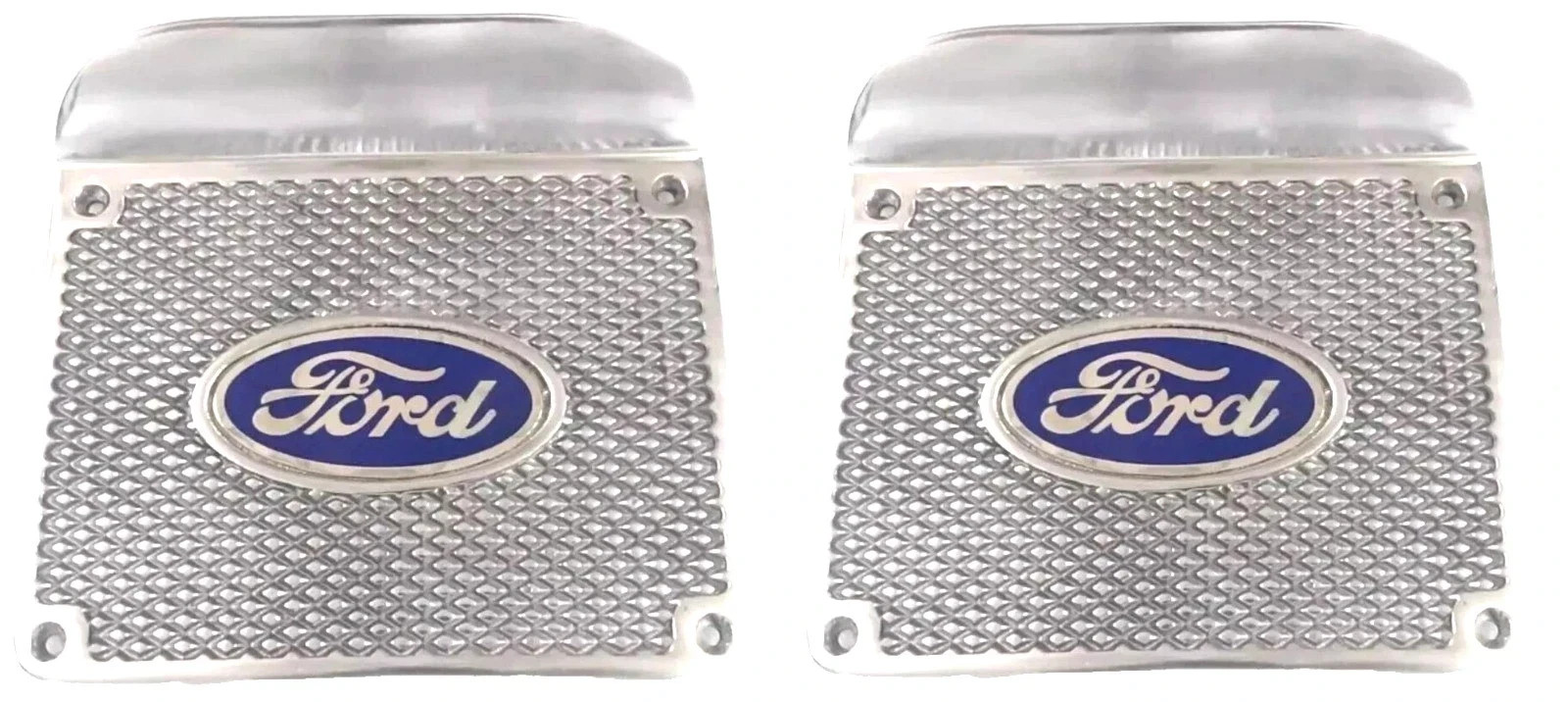 2 ALLOY RUNNING BOARD FOOT STEP PLATE FOR VINTAGE CLASSIC FORD CARS