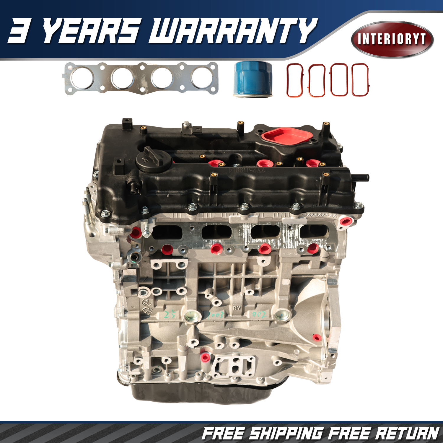 For 2011-2016 Hyundai Santa Kia Optima Engine Motor Theta II GDI 4-Cyl G4KJ 2.4L