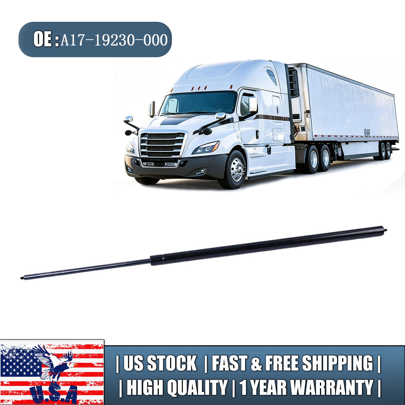 Hood Shock A17-21056-000 A17-19230000 A17-15585-000 For Freightliner Cascadia US