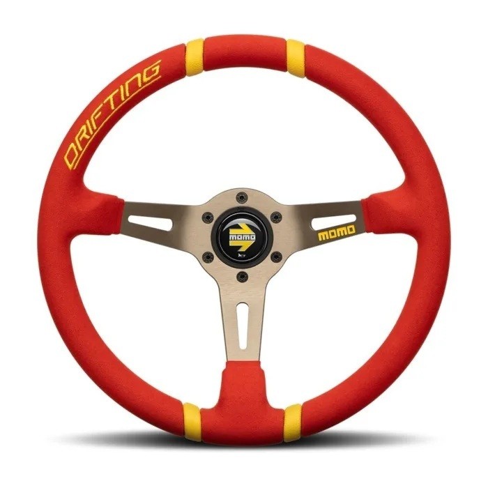 Momo Automotive Accessories Steering Wheel Drifting Red R1911/35MR Momo Automotive Accessories Steering Wheel Drifting Red R1911/35MR