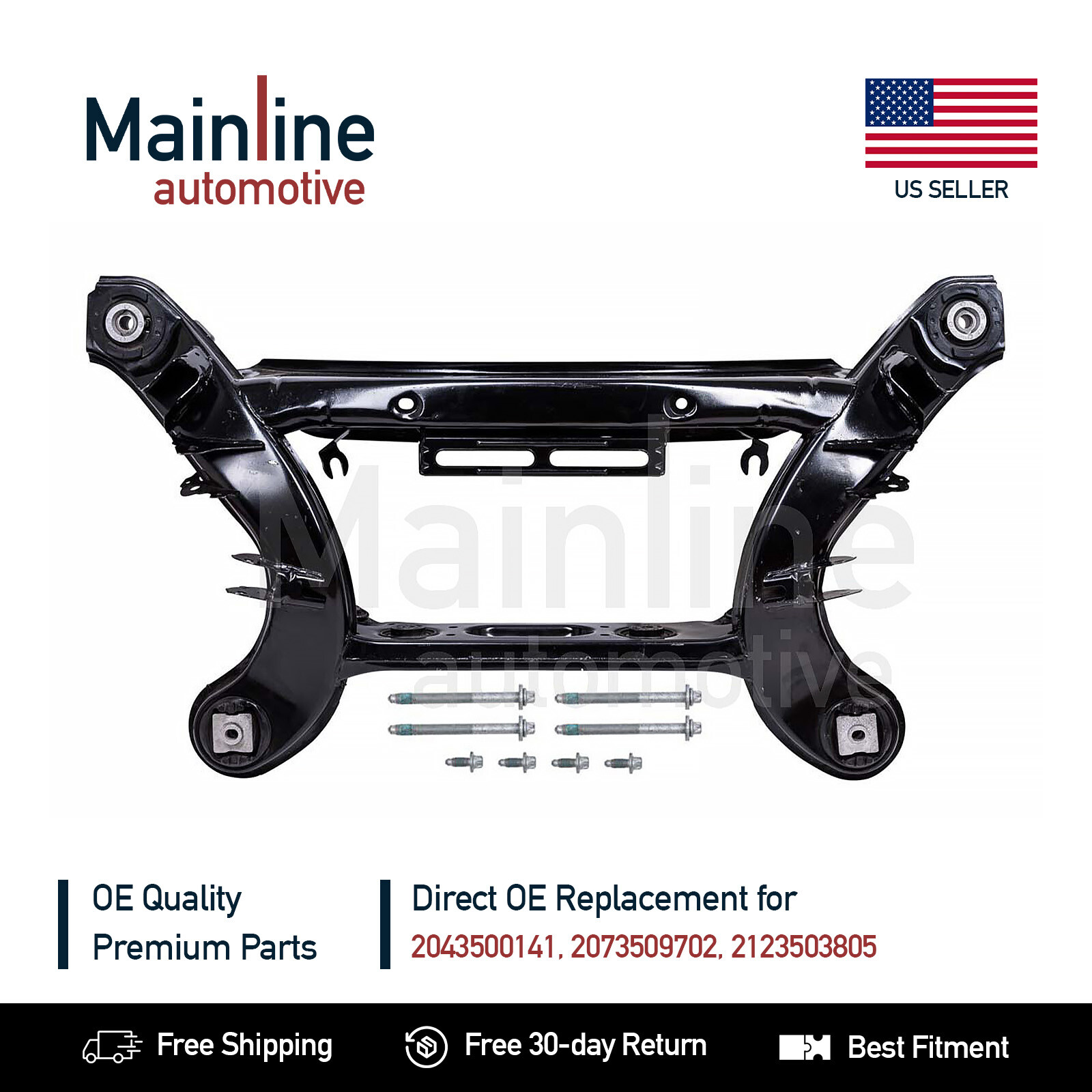 Rear Subframe Crossmember for Mercedes C230 C250 C280 C300 C350 with BOLTS W204