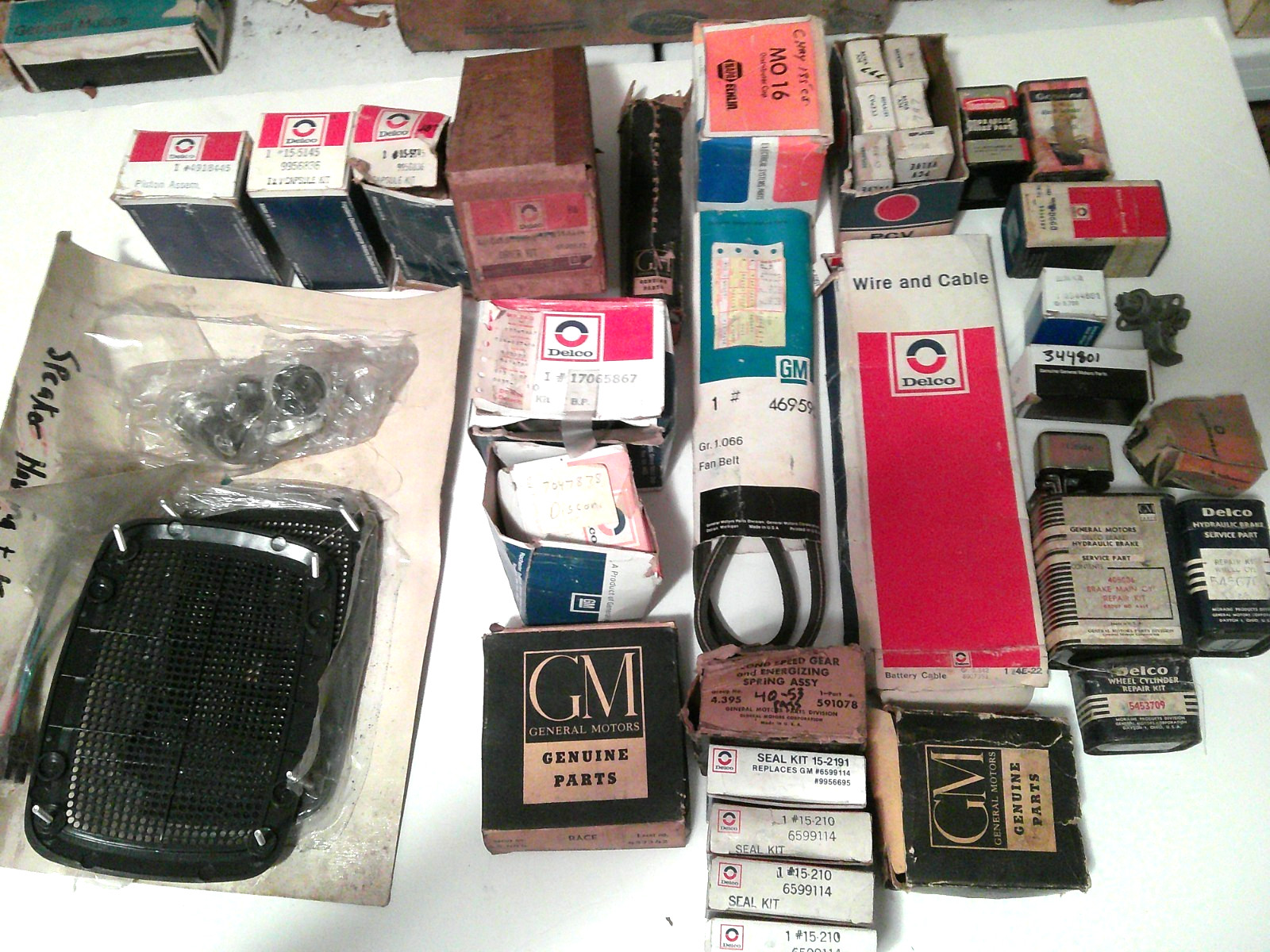 NOS 1955 - 1975 CORVETTE IMPALA TRUCK CHEVELLE CAMARO CHEVY NOVA BULK PARTS LOT
