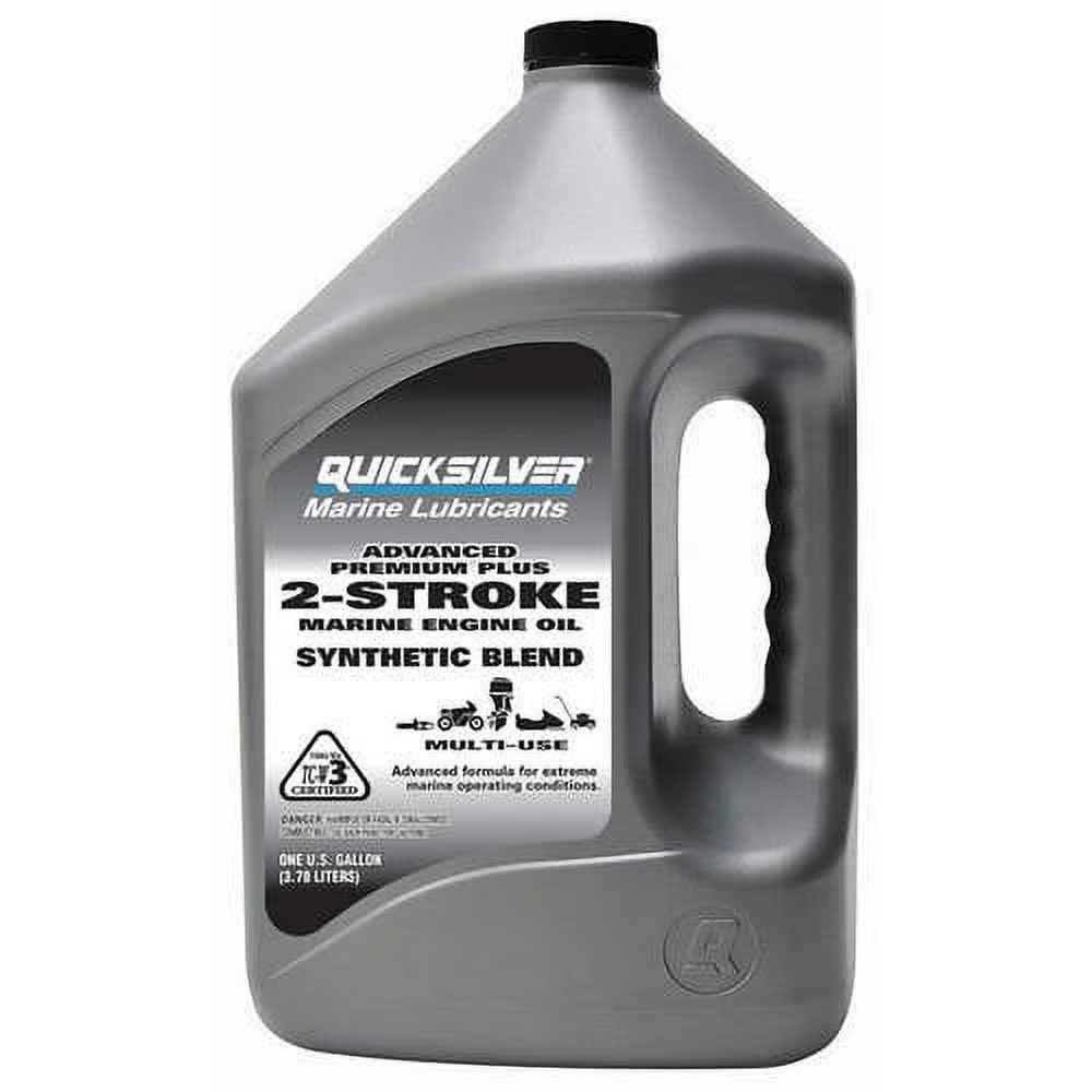 Quicksilver Premium Plus 2-Stroke Synthetic Blend Marine Oil - 1 Gallon Quicksilver Premium Plus 2-Stroke Synthetic Blend Marine Oil - 1 Gallon