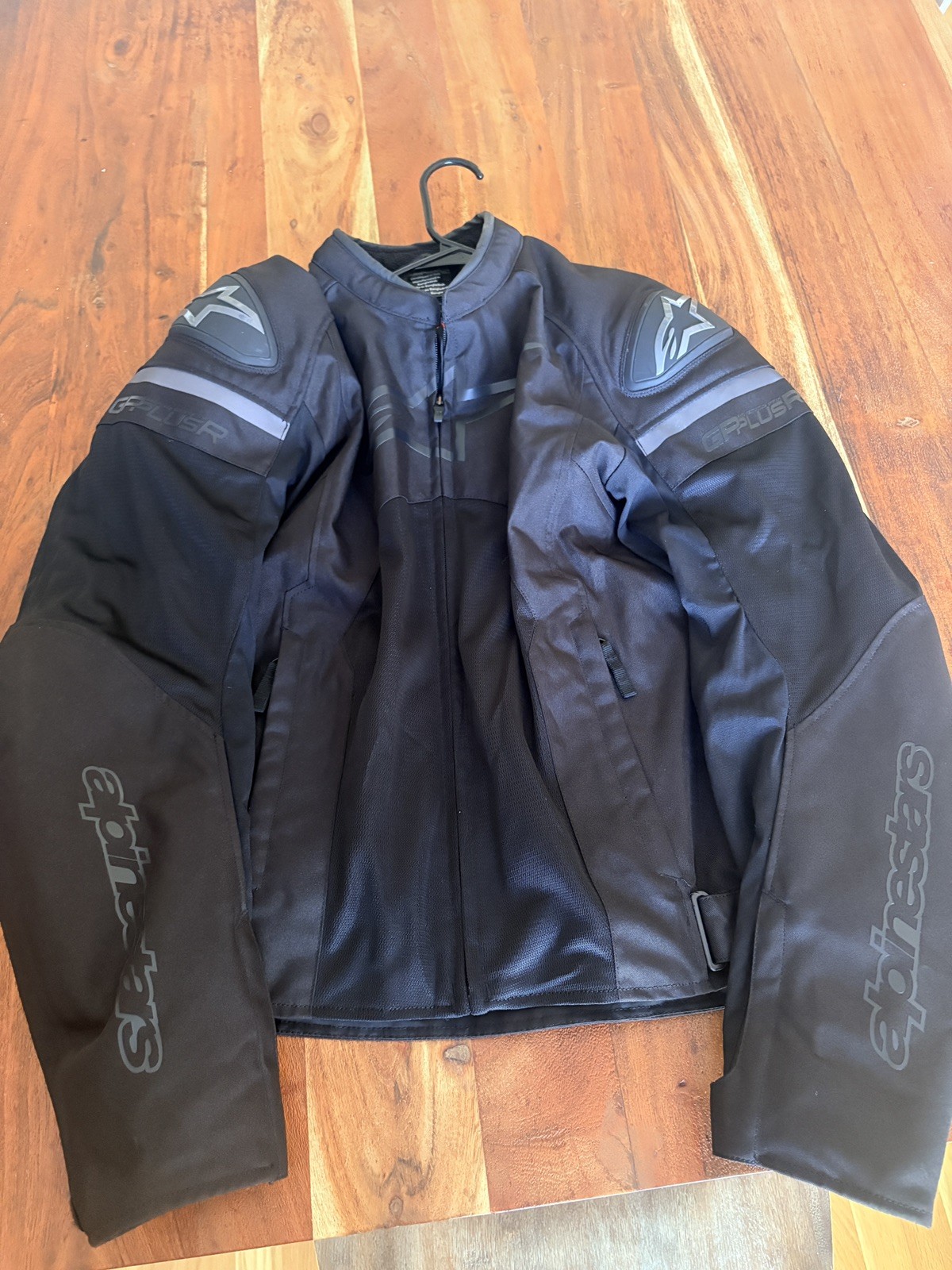 Alpinestars T-GP Plus R v3 Air Jacket Black Mesh Motorcycle Riding Mens Large CE