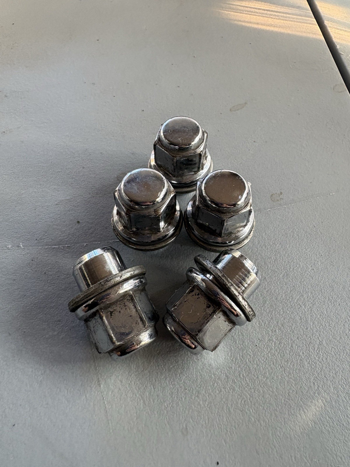 90084-94001 GENUINE OEM WHEEL LUG NUT CHROME 5PCS SET for TOYOTA/LEXUS/SCION