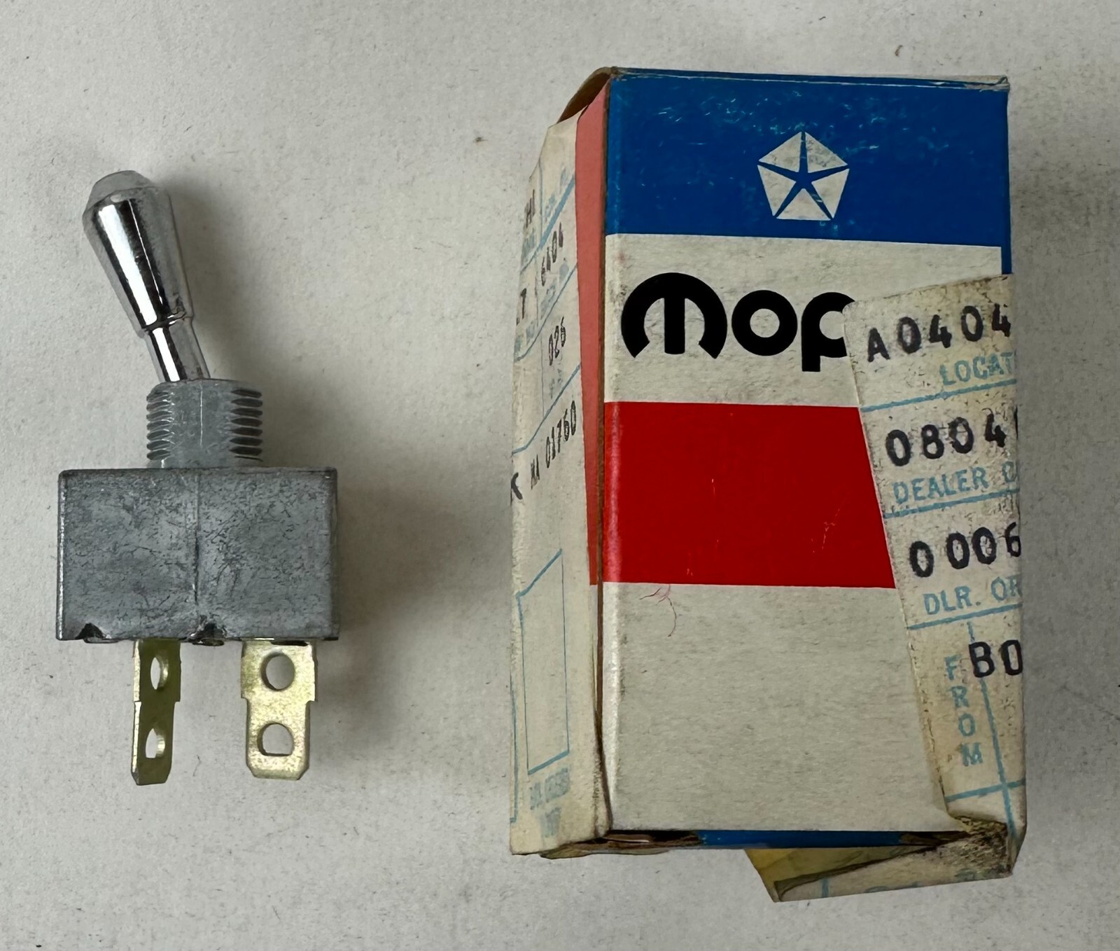 New Old Stock Map Lamp Switch for 1968-74 A & E Body Models Mopar #2864243