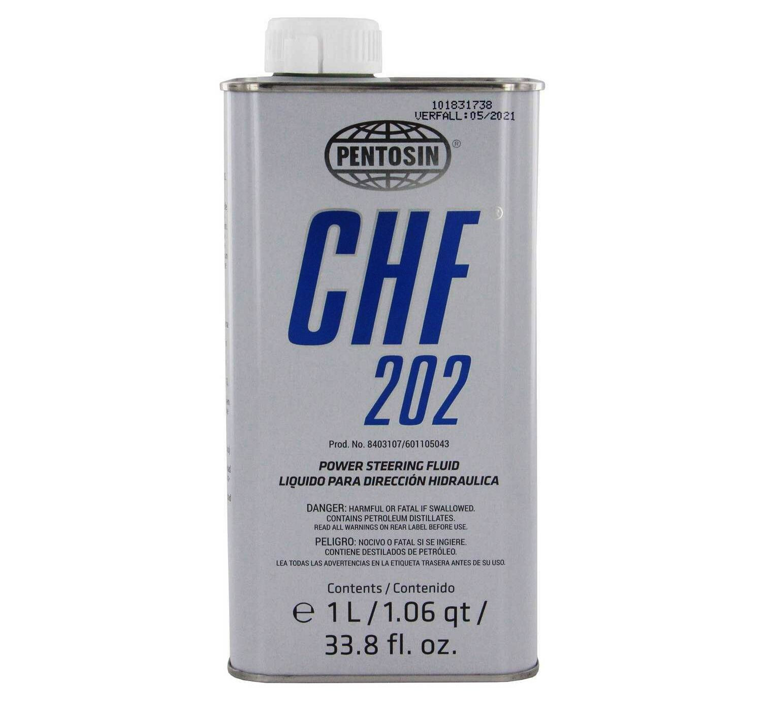 1x LiTer PENTOSIN CHF-202 Hydraulic Fluid POWER STEERING Oil For AUDI PORSCHE VW