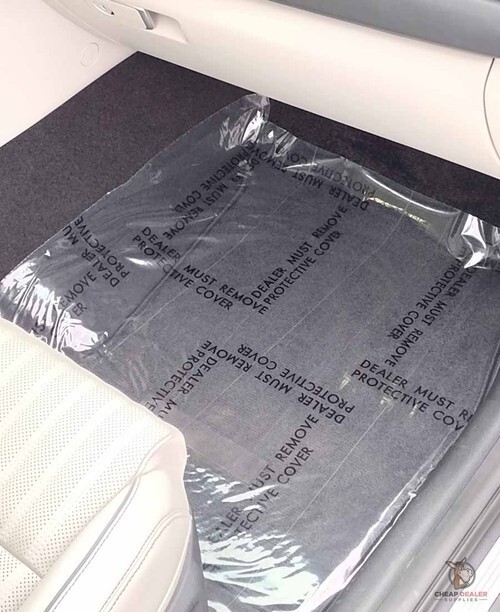 Full Adhesive Plastic Car Floor Mats (3 Mil or 4 Mil) (300 Foot Roll / 175 Mats)