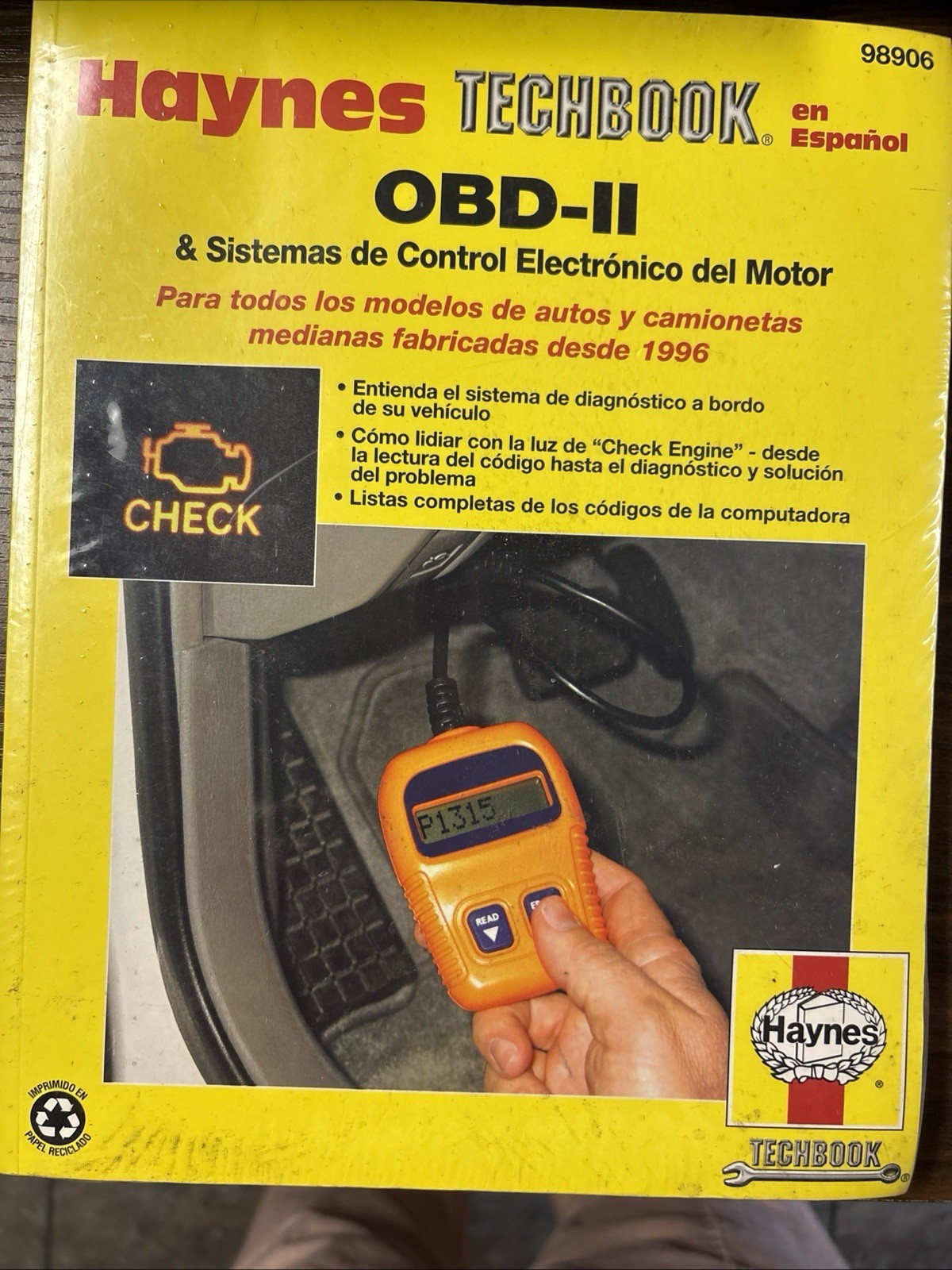 Haynes Techbook OBD-II Electronic Engine Management System Car Book