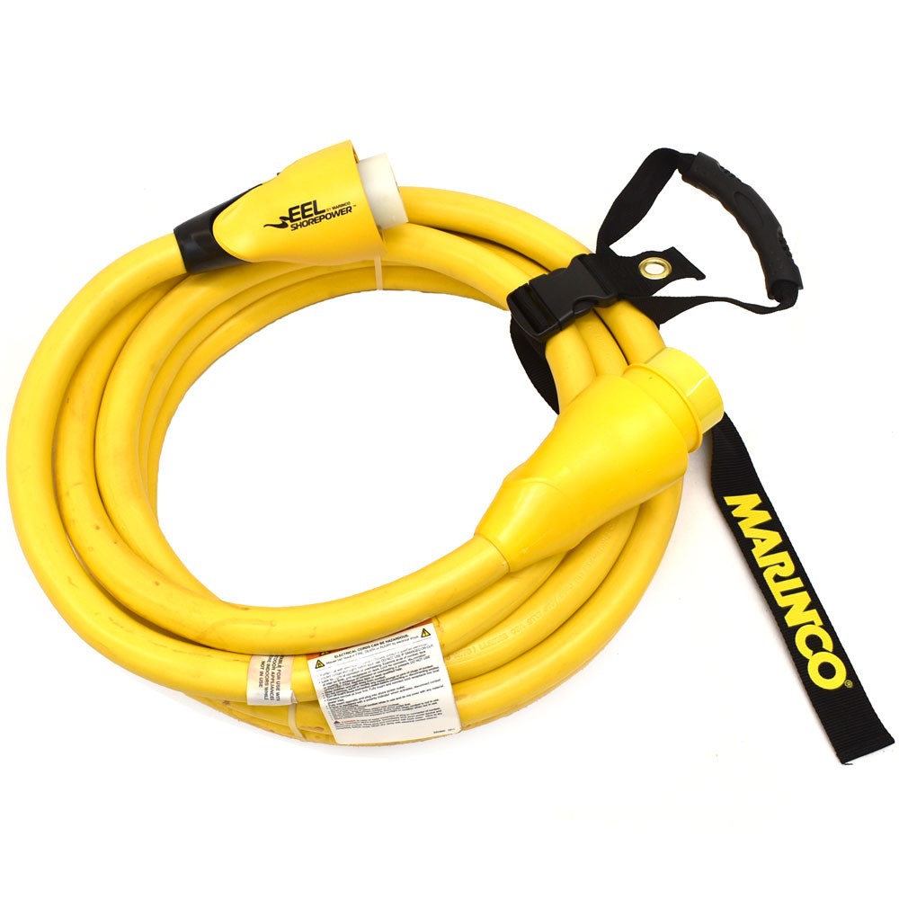 Marinco Boat EEL Shore Power Cable CS504-25 | 25Ft 125/250V 50A