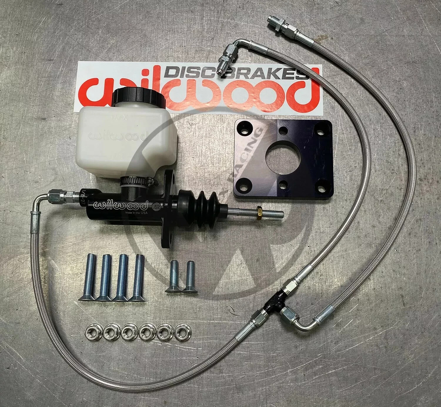 Wilwood Complete Brake Boost Removal Kit - Black For Honda Acura Civic Integra