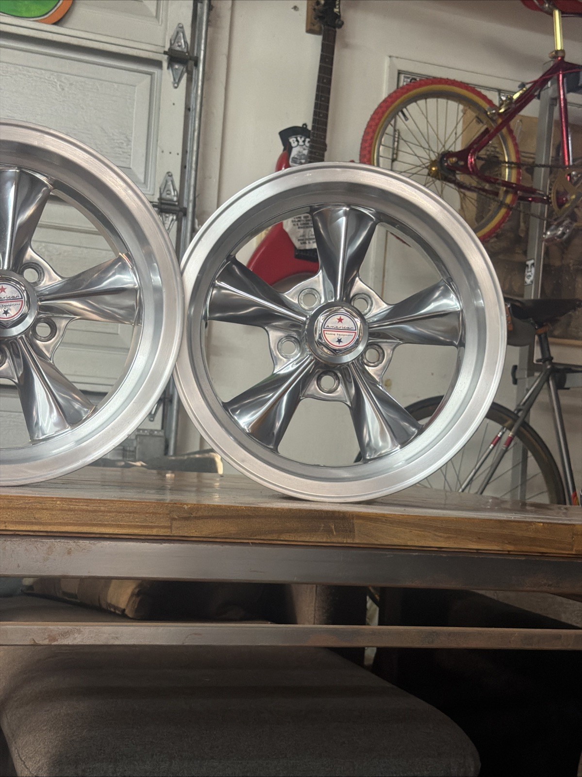 1969 Vintage. American Racing T70 Torq Thrust Wheels 5x45 15” Shelby
