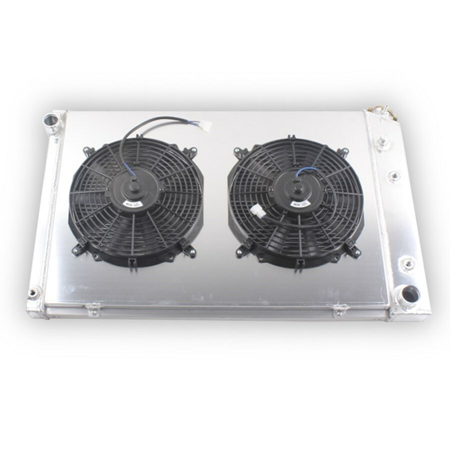 3Row Radiator Shroud 2*Fan For 73-87 Chevy GMC C/K C10 C20 C30 K10/20 Pickup#716
