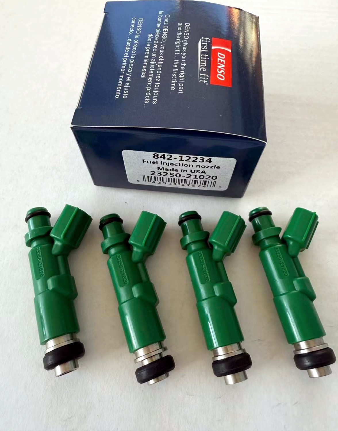 4pcs Denso Fuel Injector For Prius Echo&Scion xA xB 1.5L (OEM 23250-21020 FJ343) 4pcs Denso Fuel Injector For Prius Echo&Scion xA xB 1.5L (OEM 23250-21020 FJ343)