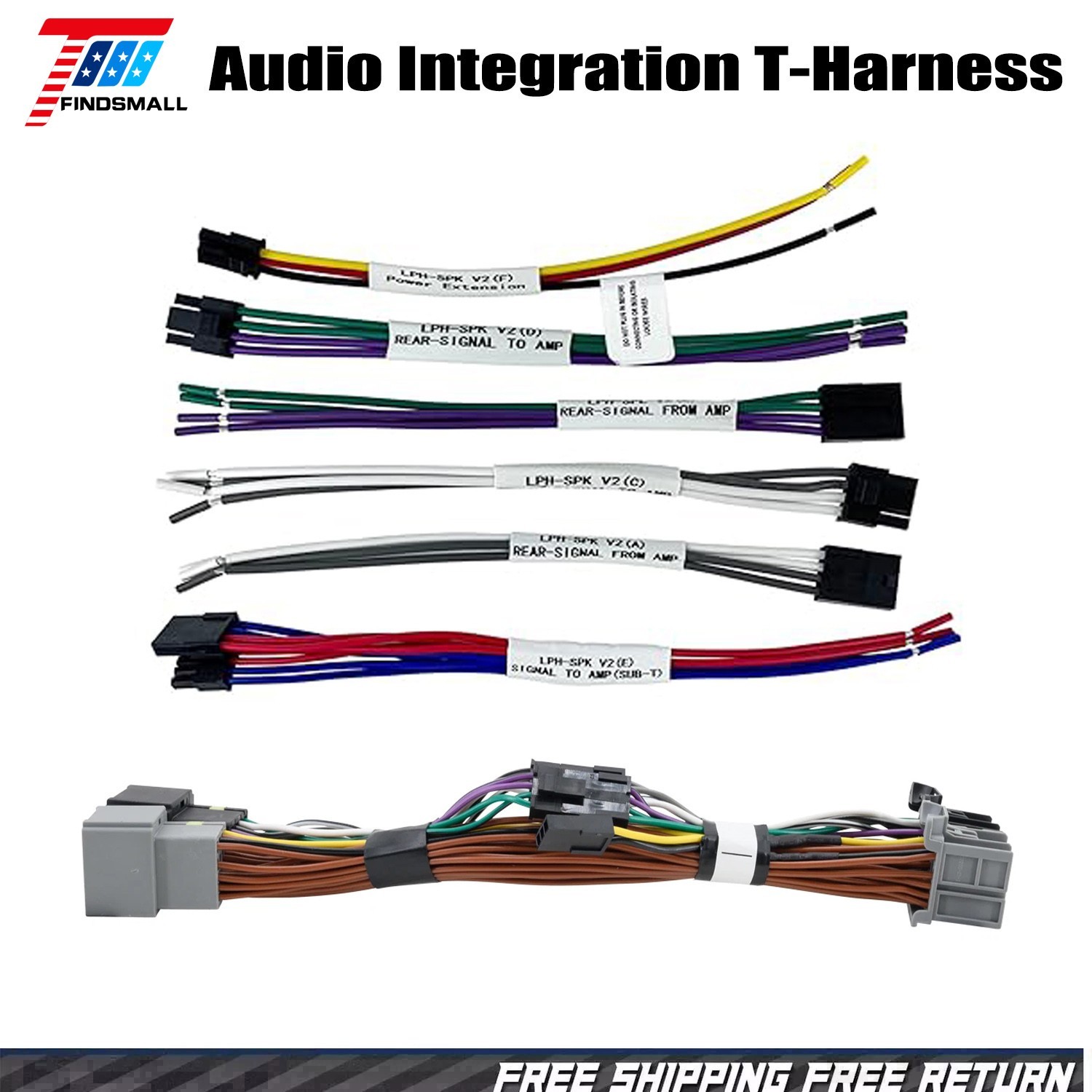 Amplifier Integration T-Harness New For Chevrolet GMC Non-Amp 2019-2024 LPHGM72