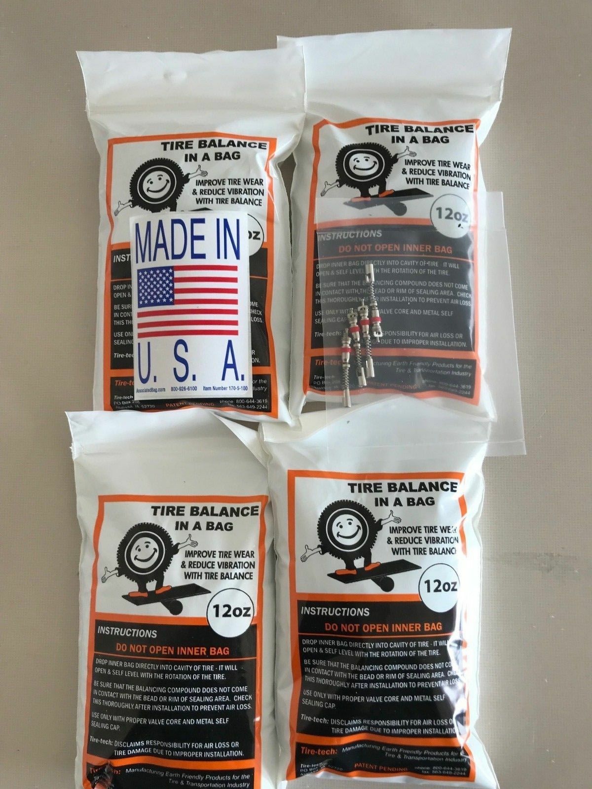 (4-12oz bags) 12oz tire balance beads MADE IN USA (4-12oz bags) 12oz tire balance beads MADE IN USA