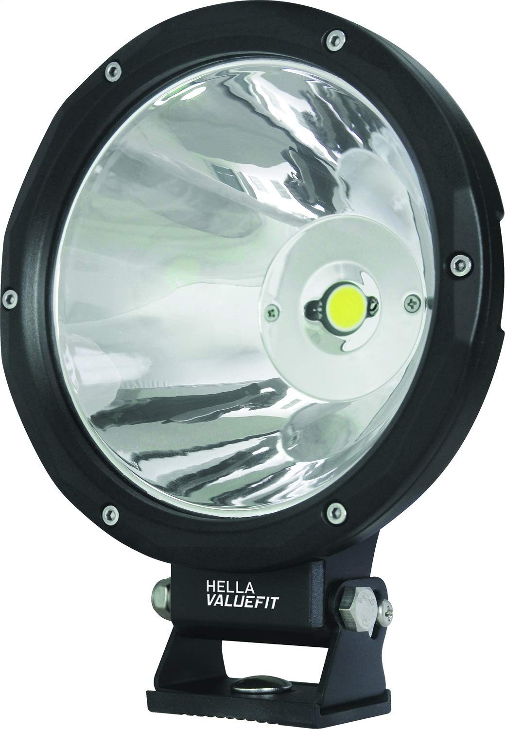 Hella 357200011 ValueFit 7 Round Driving Light Spot Beam 30 Watt 3000 Lumens Bla