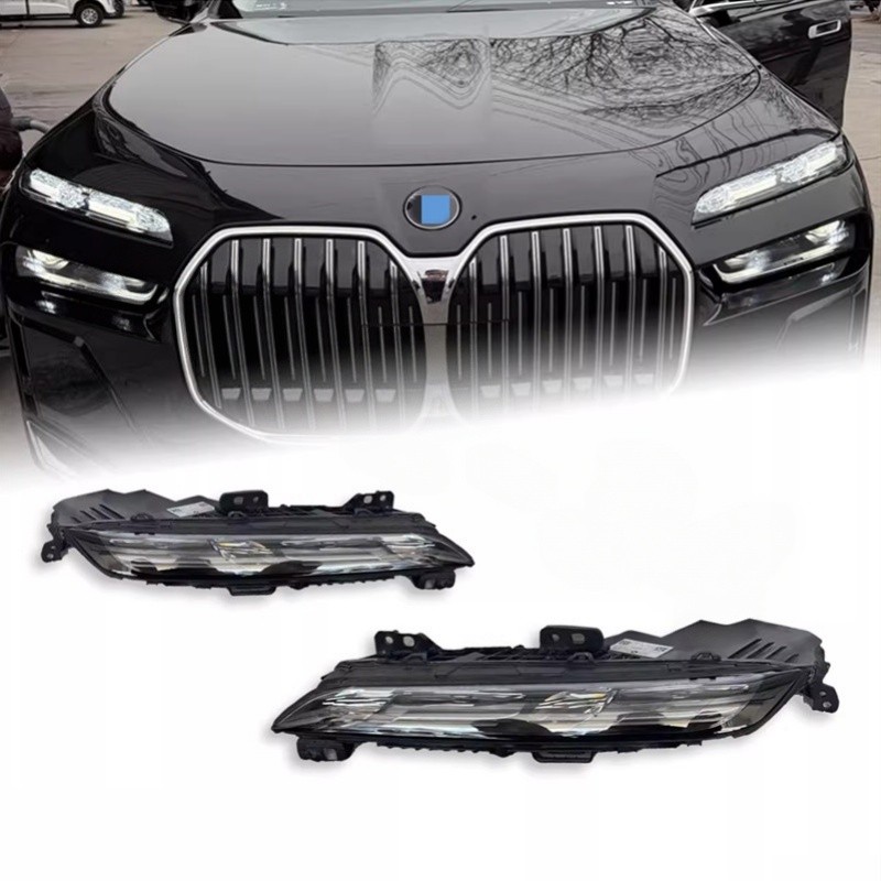 Pair LED Crystal style Daytime Running Lights For BMW 7 Series I7 G70 2023-2027