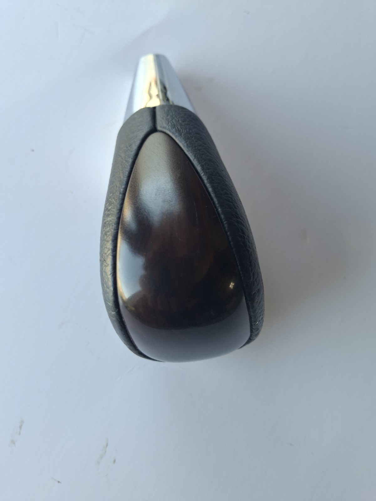 09-15 2009-2015 TOYOTA VENZA SHIFT KNOB WOOD / LEATHER/Chrome OEM