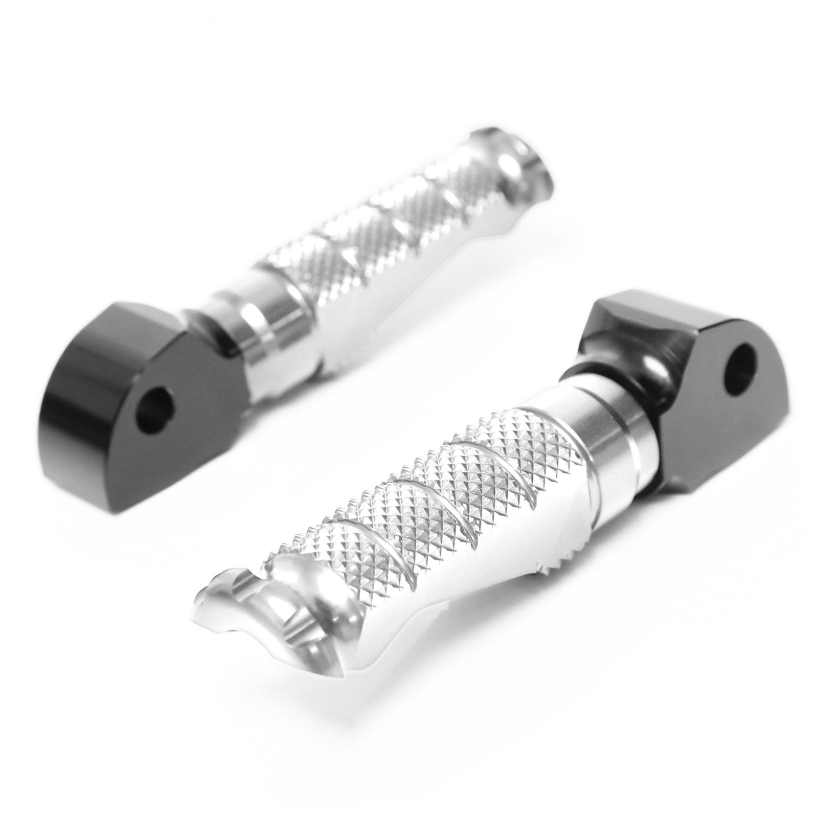 R-FIGHT Silver Rear Foot Pegs For Kawasaki Z650 17 18 19 20 21 22