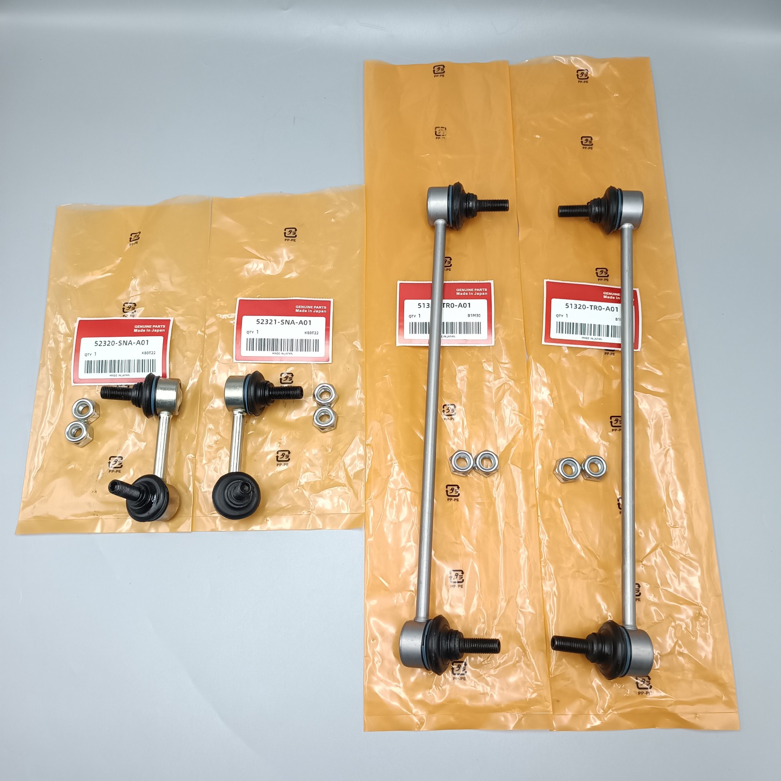 OEM 4Pc Front & Rear Stabilizer Bar End Link For 12-15 Honda Civic 13-19 ILX USA