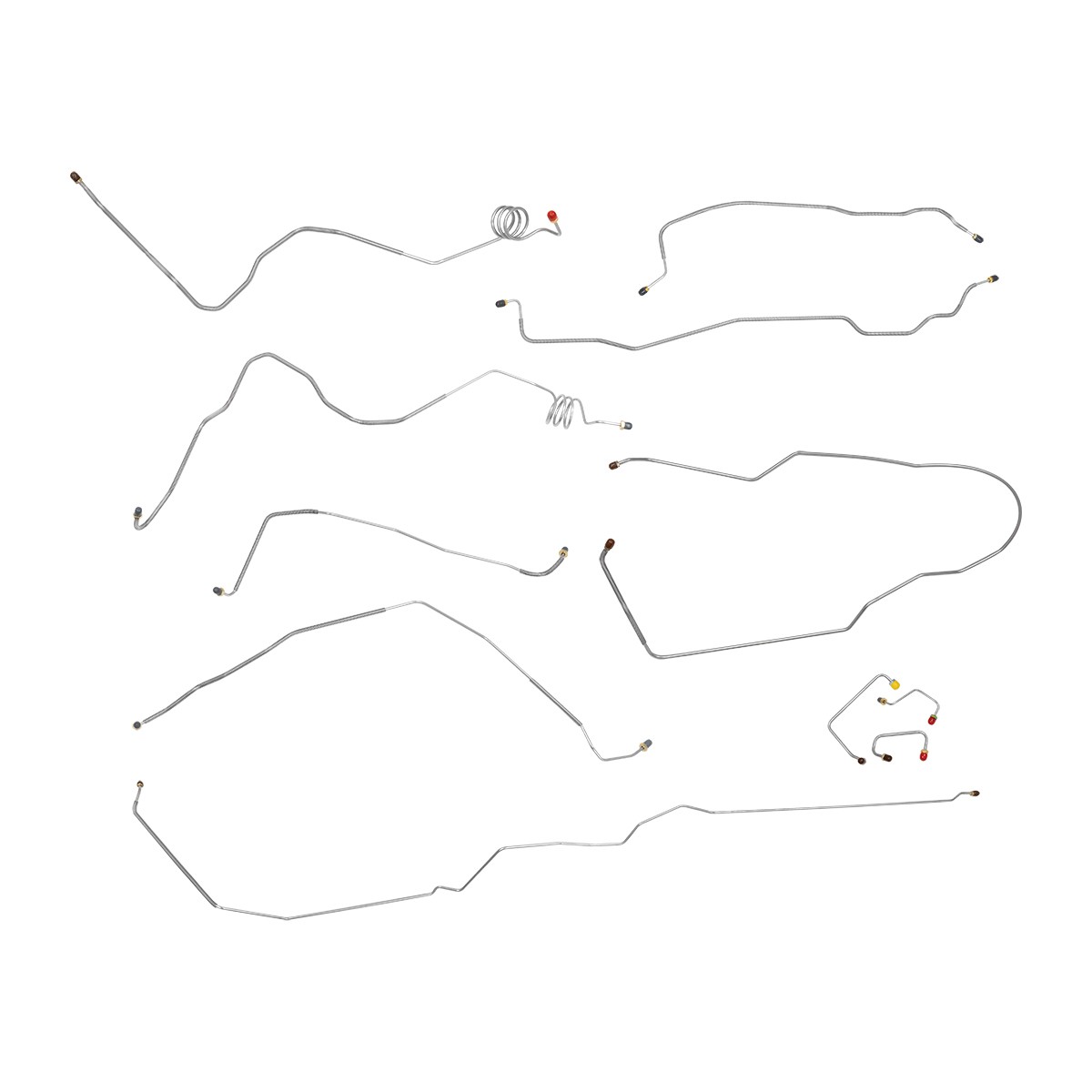 1990-91 Chevrolet GMC Blazer Jimmy 2wd Brake Line Set Power OE
