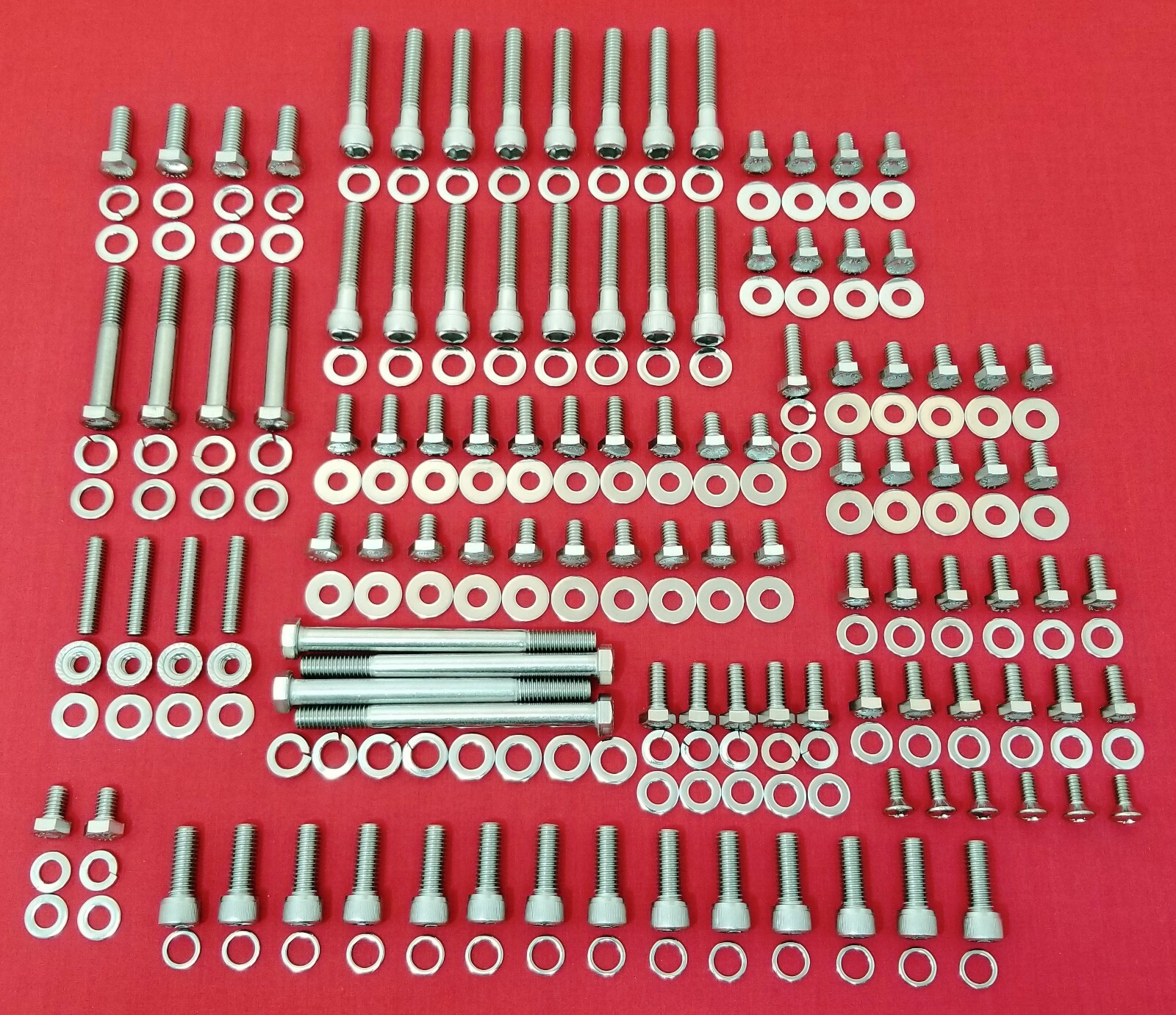 FITS MOPAR EARLY HEMI ENGINE STAINLESS HEX BOLTS KIT 241 270 331 354 392 SET