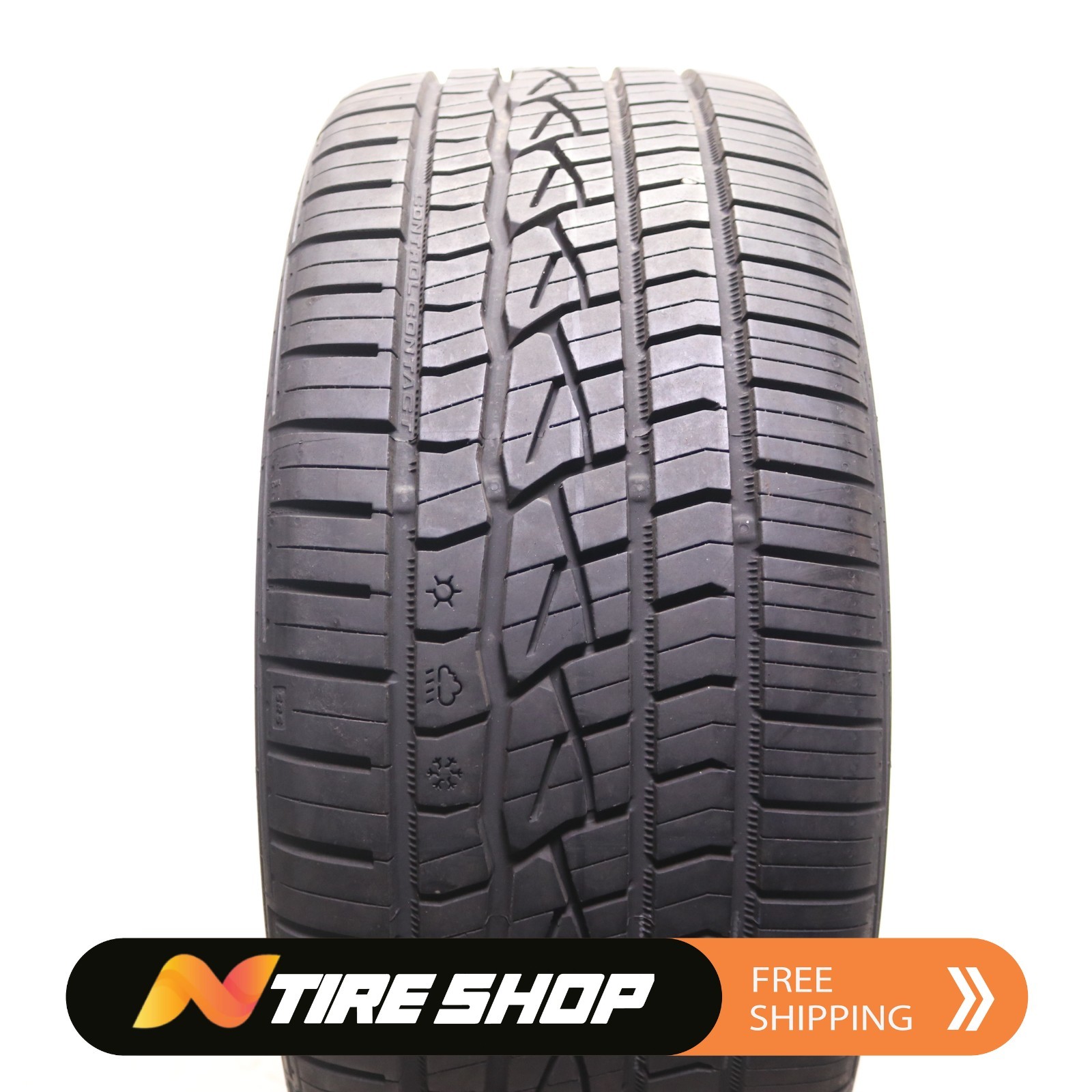 Set of 2 Used 245/40ZR19 Continental ControlContact Sport SRS Plus  98Y - 9.5/32