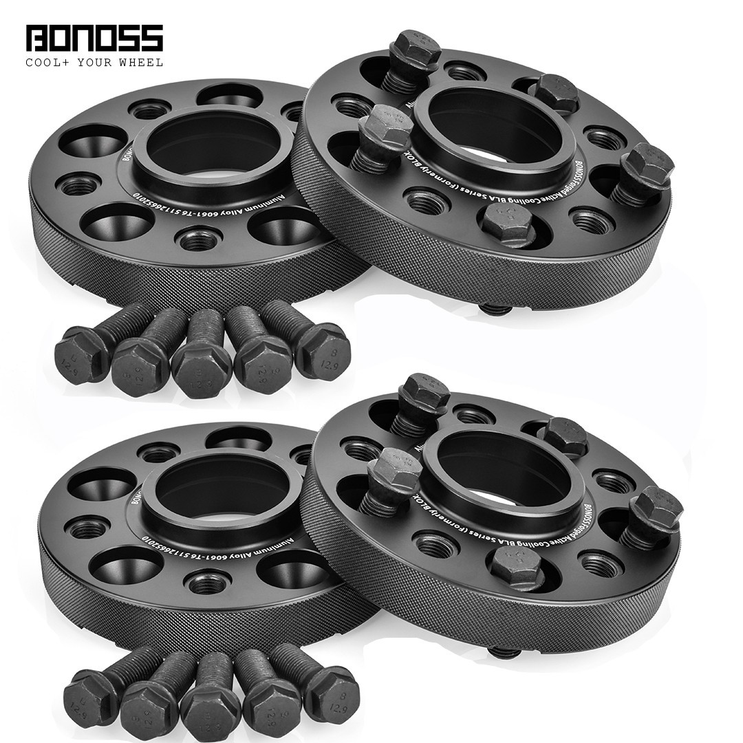 4x25mm BONOSS Wheel Spacers for Mercedes-Benz SLK-Class AMG R170 + M12x1.5 Bolts