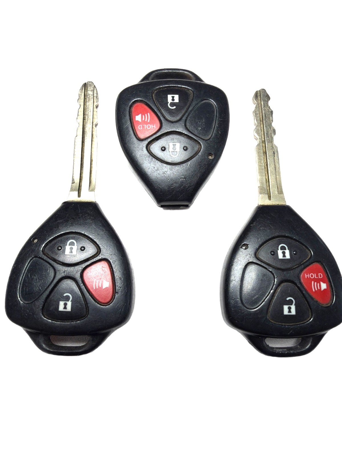 3 Pack Genuine OEM Scion XB Remote Head Key Fob HYQ12BBY 89070-12380