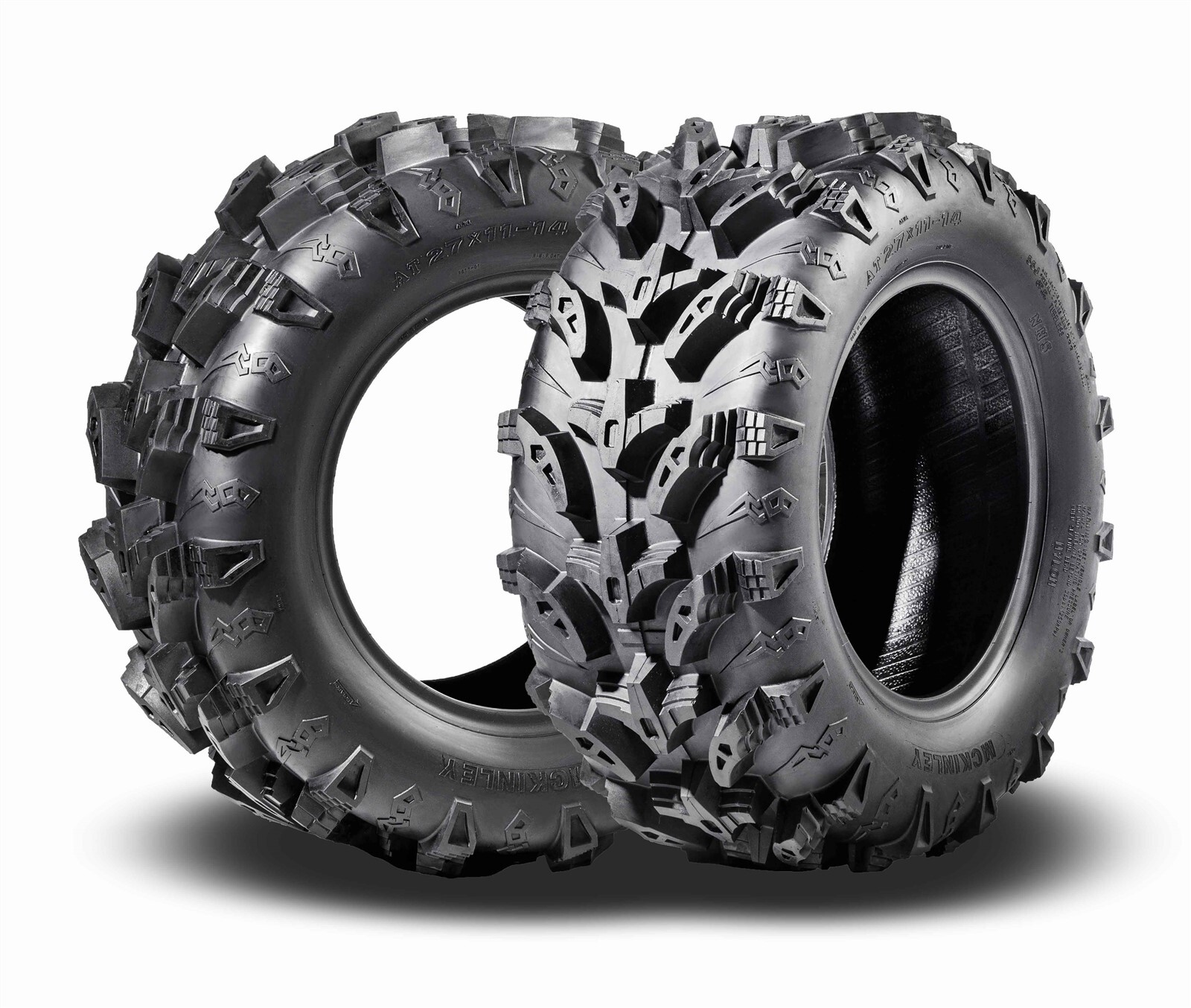 MCKINLEY UTV ATV Tires 26X12-12 6 Ply Super Mud 26X12X12 Offroad X611, Set 2