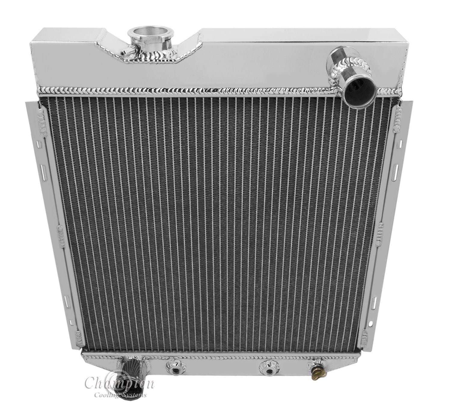 Champion Cooling Systems CC251B All-Aluminum Radiator for Select 1960-1966 Ford