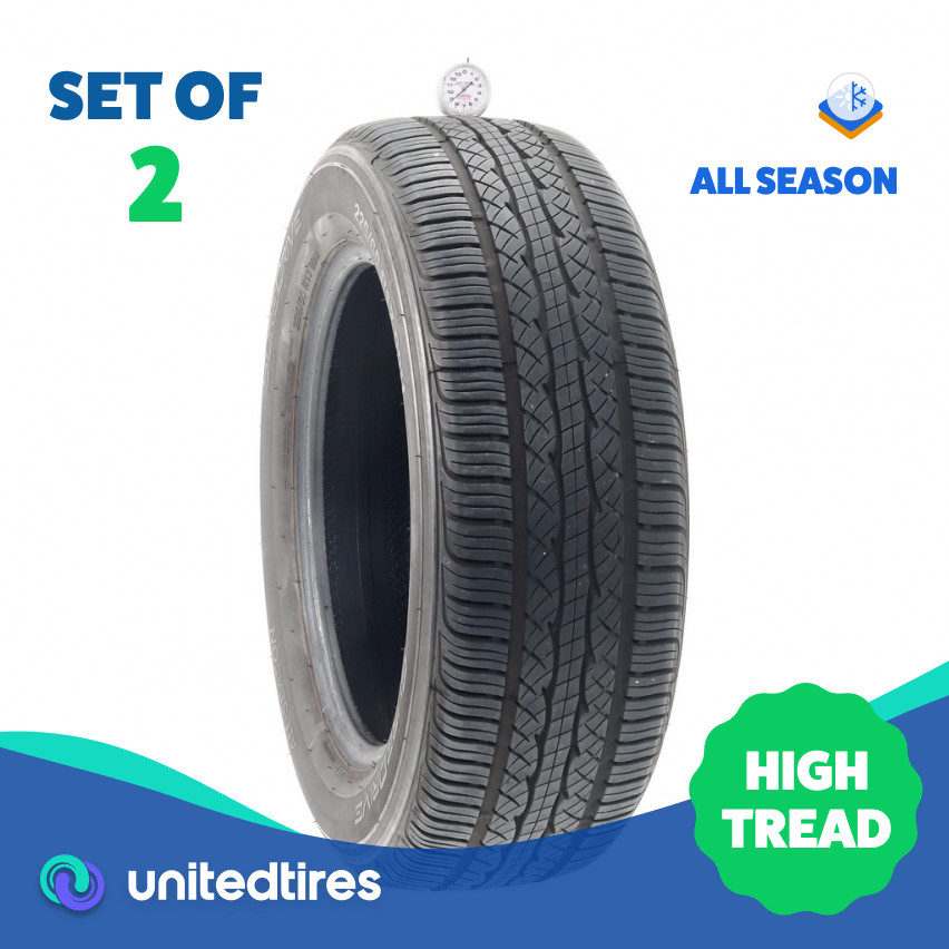 Set of (2) Used 225/60R17 SureDrive All-season 99H - 8.5/32