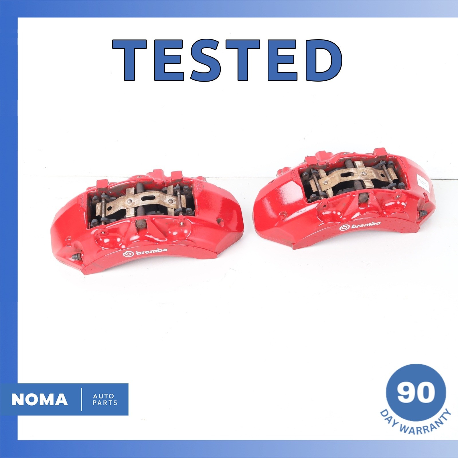 14-19 LR Range Rover Sport L494 Front Left & Right Brake Caliper Set BREMBO OEM 14-19 LR Range Rover Sport L494 Front Left & Right Brake Caliper Set BREMBO OEM