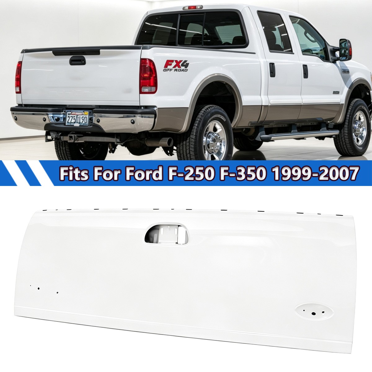 NEW Painted YZ/Z1 White Rear Tailgate For Ford F-150 F-250 F-350 1997 1999-2007
