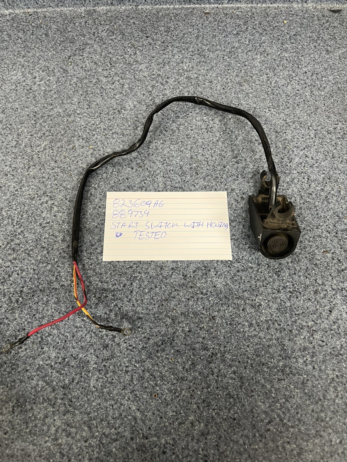Oem Mercury Starter Switch And Housing Assembly 823609A6, 889734