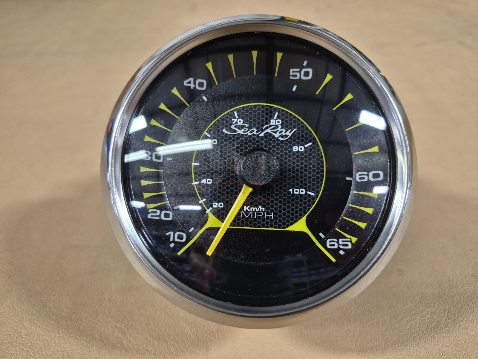 FARIA 4” SPEEDO GAUGE ( 65 MPH ) FOR SEA RAY BOATS #SEK646