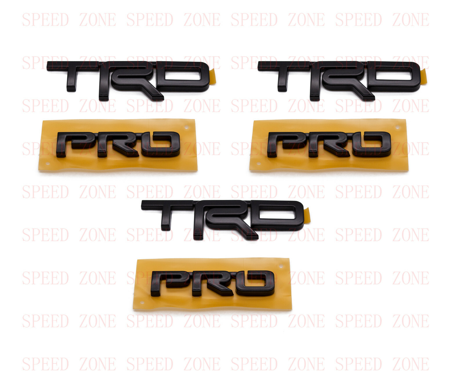 3PCS Toyota 4Runner Tacoma 2015 TRD PRO Black Emblem  PT413-00150