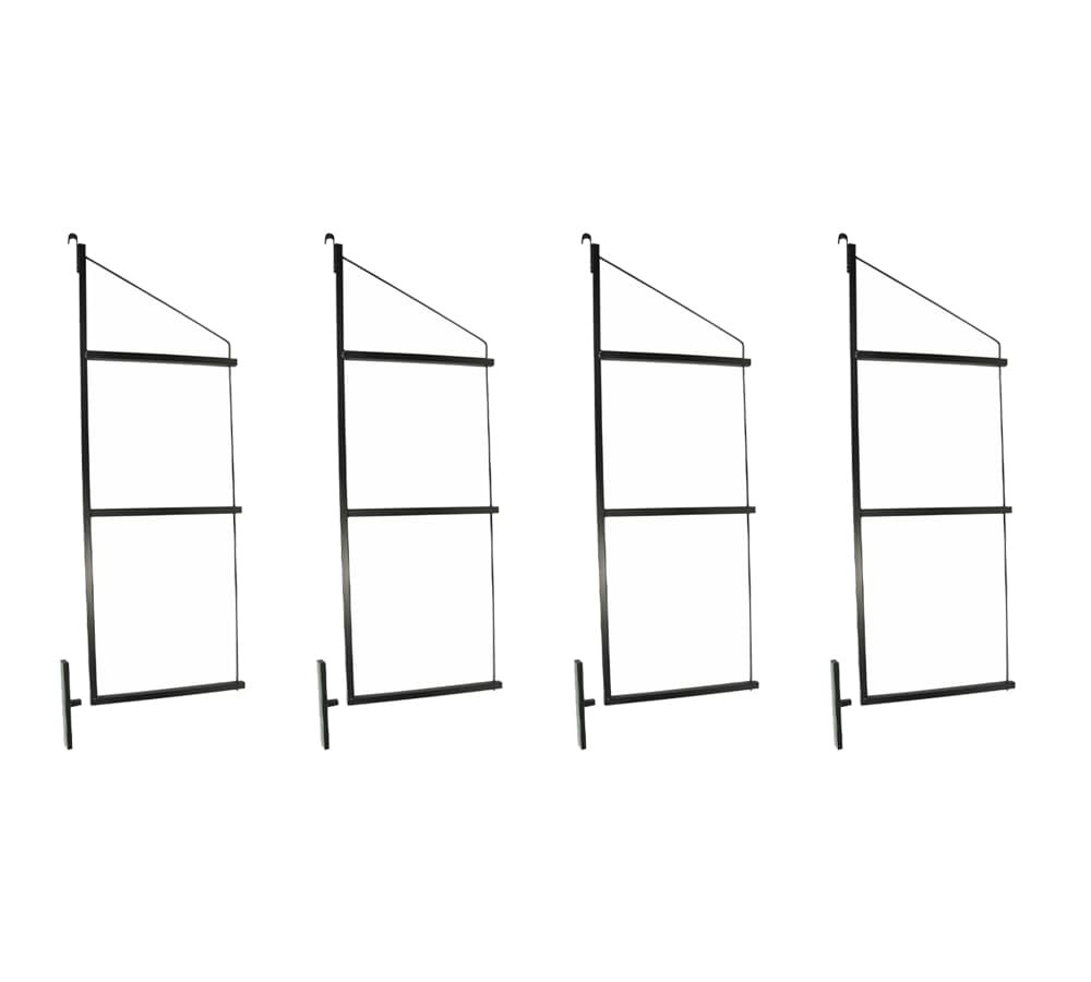 4Pk 3 Tier Shipping Container Shelving Bracket 24
