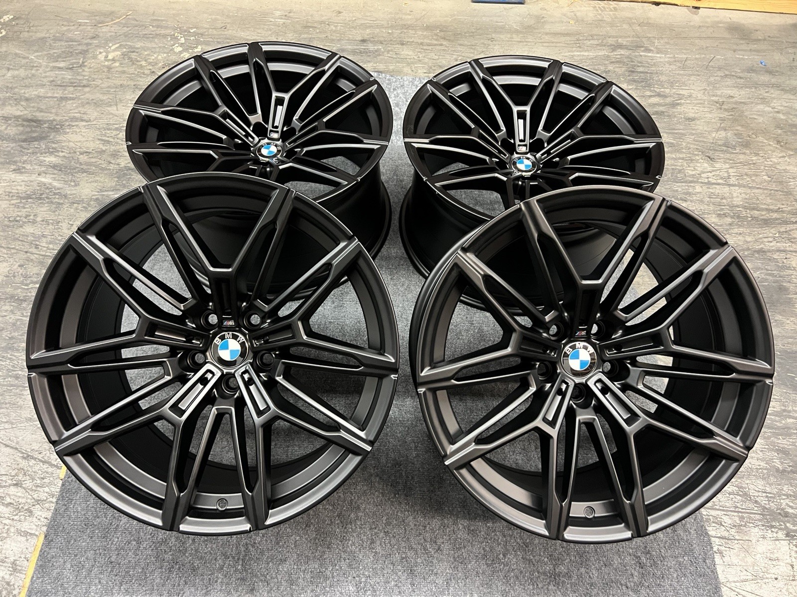 BMW M2 M3 M4 FACTORY OEM BLACK G80 G81 G82 M 930 930M COMPETITION RIMS WHEELS