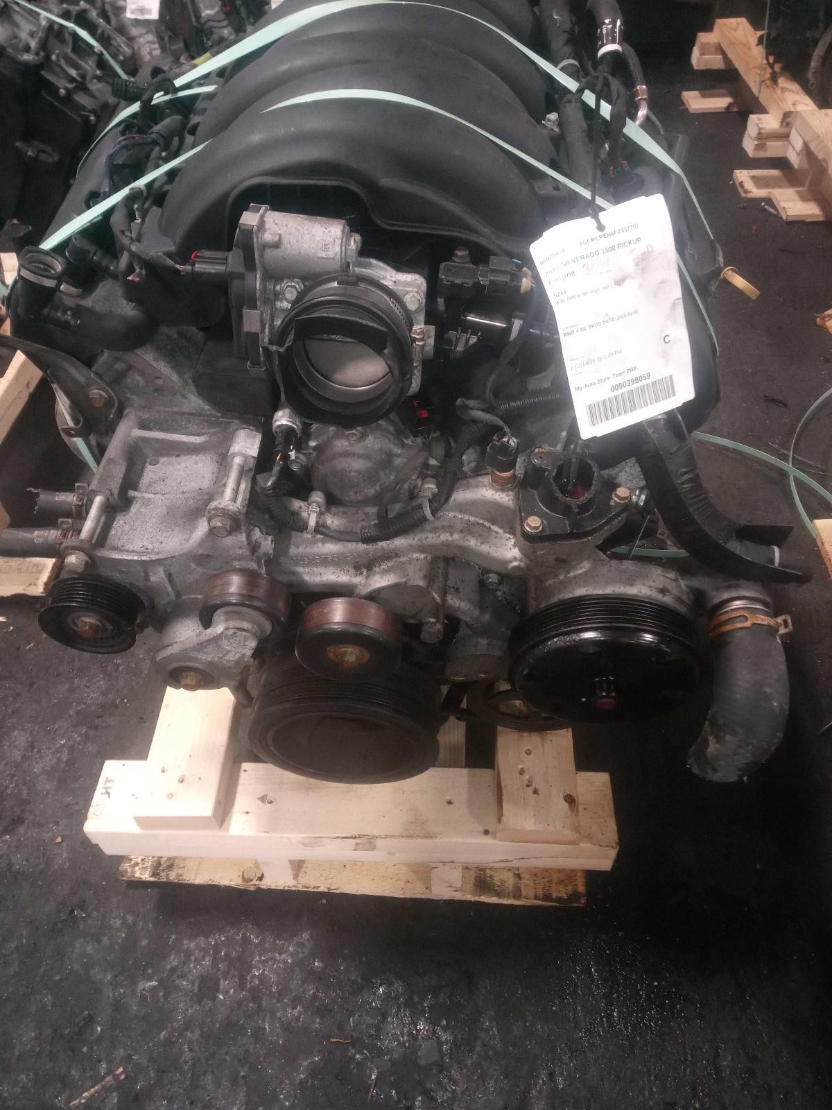 2015 Chevrolet Silverado 1500 4.3L V6 Engine Complete Assembly USED 122K MI